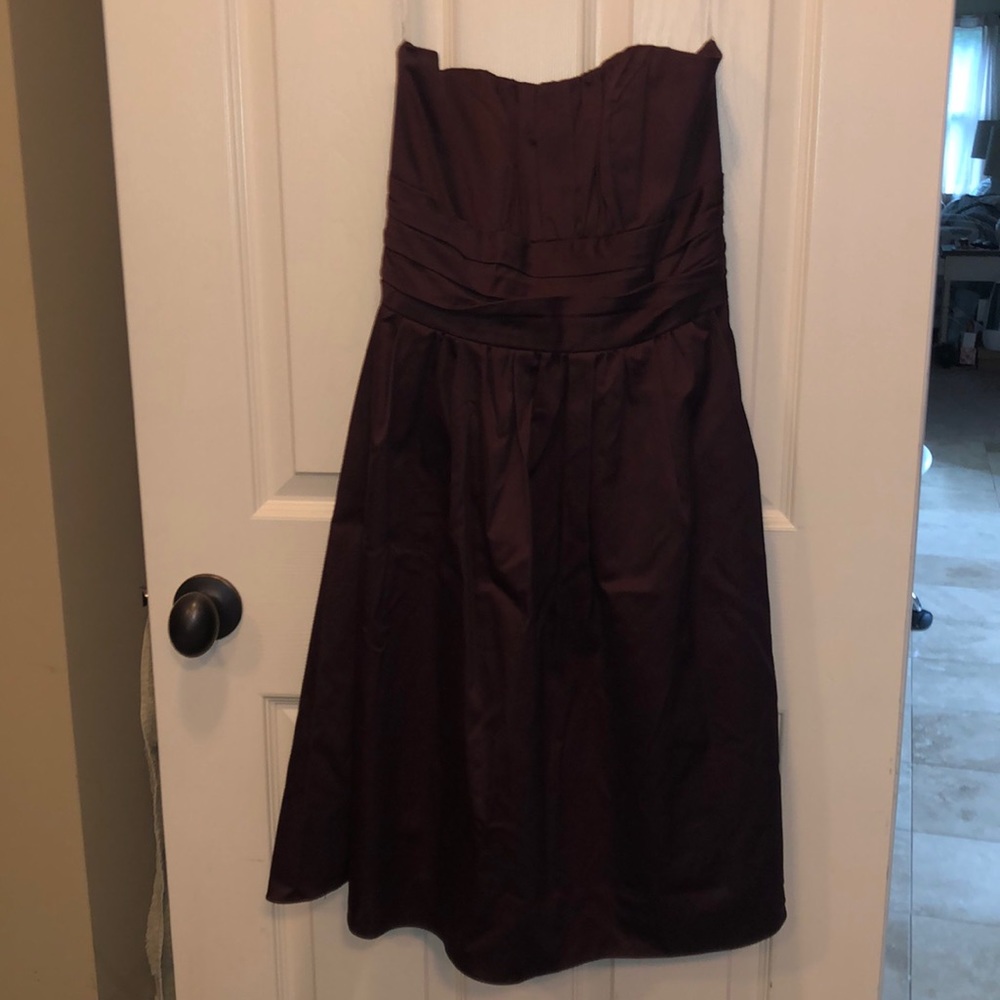 Brown Davids Bridal Bridesmaid Dress